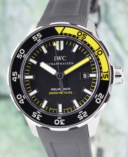 (image for) Like New Unpolished IWC Stainless Steel Aquatimer Automatic 2000 / IW356810
